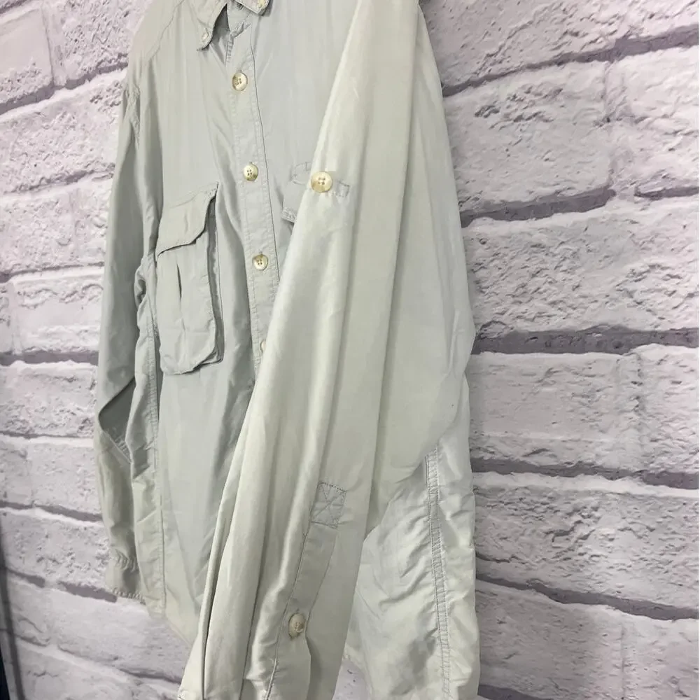 ExOfficio‎ Men's M Outdoors Gorpcore Fishermancore Utility Vented Button Shirt